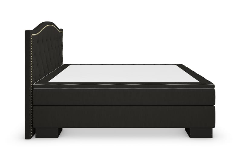 Hilton Lyx Komplett Sängpaket160x210 Amiral Sänggavel - Svart - Möbler - Säng - Komplett sängpaket
