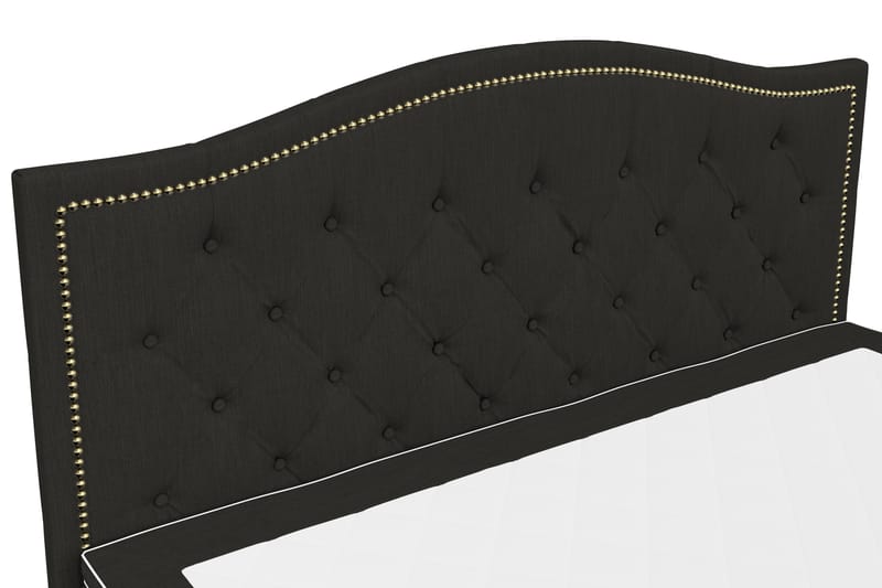 Hilton Lyx Komplett Sängpaket160x210 Amiral Sänggavel - Svart - Möbler - Säng - Komplett sängpaket