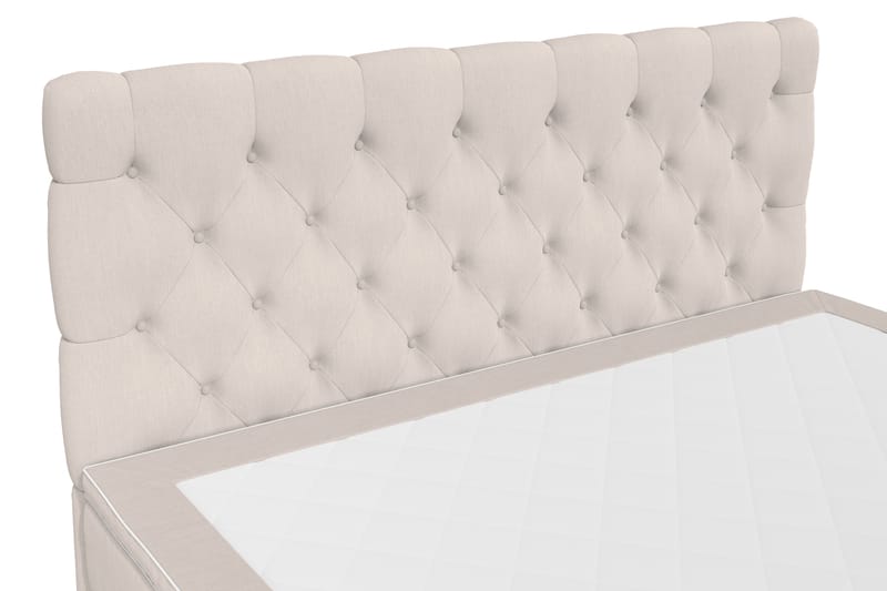 Hilton Lyx Komplett Sängpaket160x210  Beige - Beige - Möbler - Säng - Komplett sängpaket