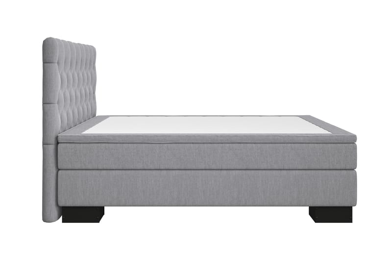 Hilton Lyx Komplett Sängpaket160x210  Ljusgrå - Ljusgrå - Möbler - Säng - Komplett sängpaket