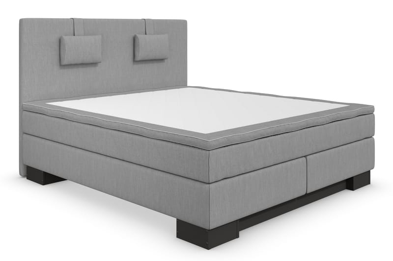 Hilton Lyx Komplett Sängpaket160x210 - Ljusgrå - Komplett sängpaket - Kontinentalsäng - Dubbelsäng