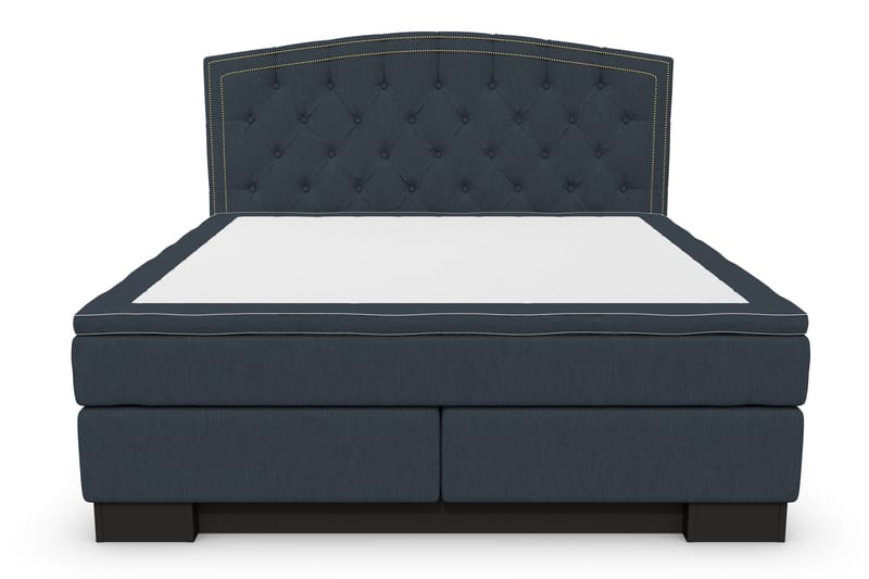Hilton Lyx Komplett Sängpaket180x200 Amiral Sänggavel - Mörkblå - Komplett sängpaket - Kontinentalsäng - Dubbelsäng