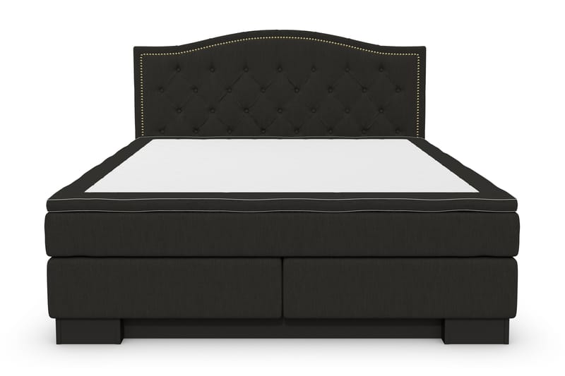 Hilton Lyx Komplett Sängpaket180x200 Amiral Sänggavel - Svart - Möbler - Säng - Komplett sängpaket