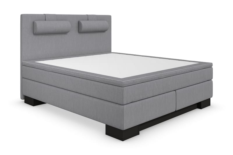Hilton Lyx Komplett Sängpaket180x200  Ljusgrå - Ljusgrå - Möbler - Säng - Komplett sängpaket