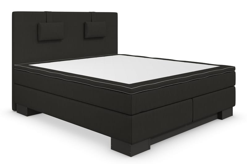 Hilton Lyx Komplett Sängpaket180x200  Svart - Svart - Möbler - Säng - Komplett sängpaket