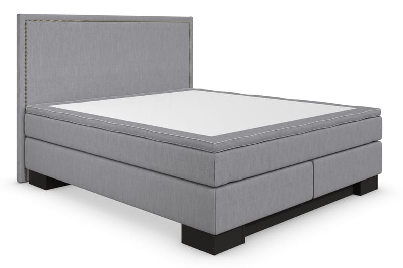 Hilton Lyx Komplett Sängpaket180x210 Amiral Sänggavel - Ljusgrå - Möbler - Säng - Komplett sängpaket