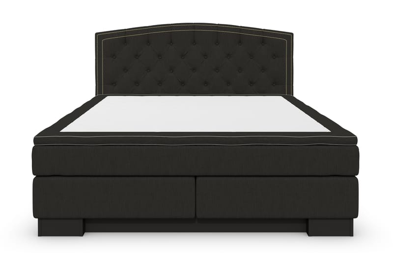 Hilton Lyx Komplett Sängpaket180x210 Amiral Sänggavel - Svart - Möbler - Säng - Komplett sängpaket