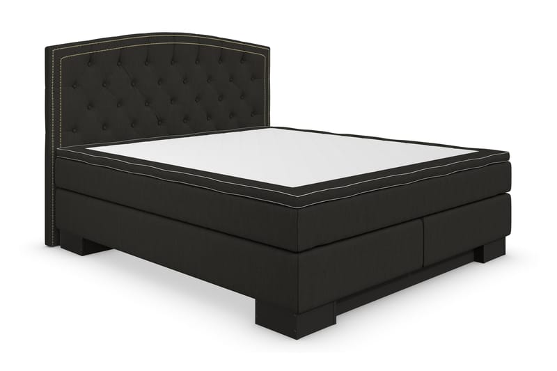Hilton Lyx Komplett Sängpaket180x210 Amiral Sänggavel - Svart - Möbler - Säng - Komplett sängpaket
