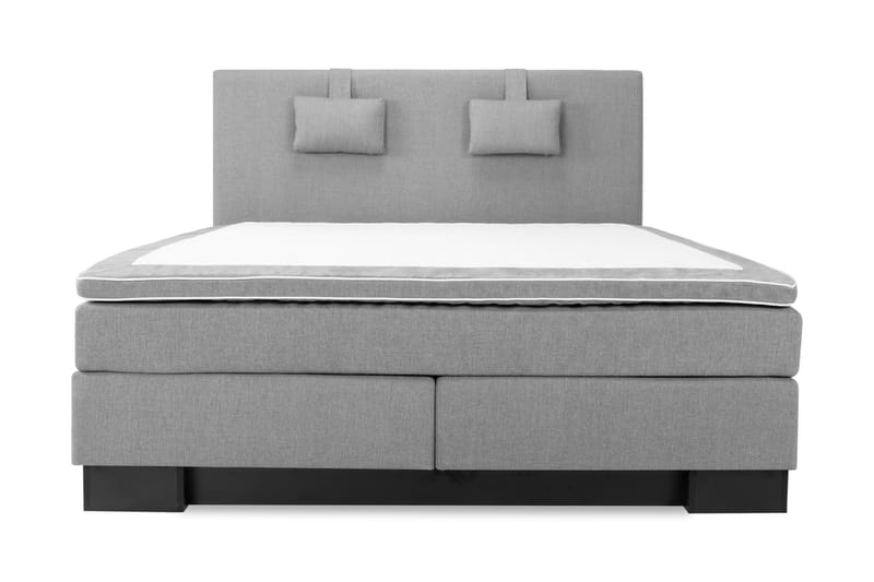Hilton Lyx Komplett Sängpaket180x210  Ljusgrå - Ljusgrå - Möbler - Säng - Komplett sängpaket