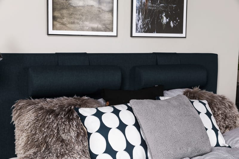 Hilton Lyx Komplett Sängpaket180x210  Mörkblå - Mörkblå - Möbler - Säng - Komplett sängpaket