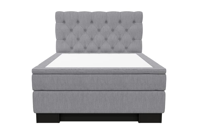 Hilton Lyx Kontinentalsäng 120x200, Ljusgrå