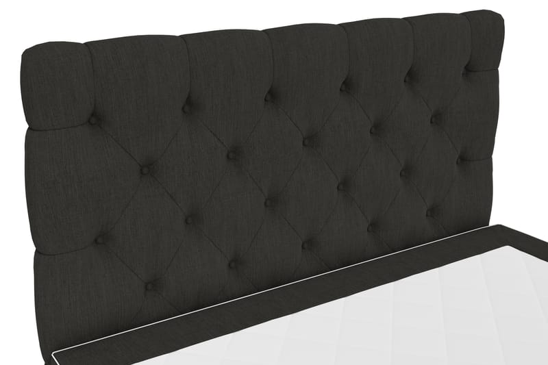 Hilton Lyx Kontinentalsäng 120x200  Svart - Svart - Möbler - Säng - Kontinentalsäng