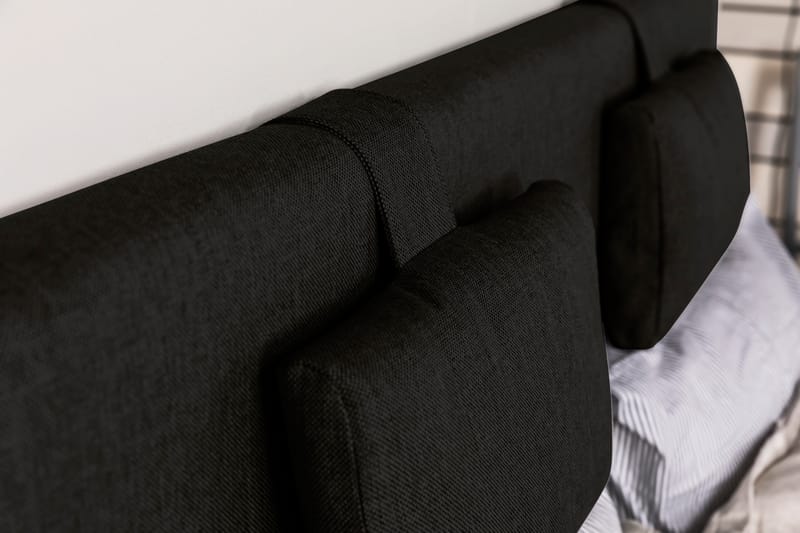 Hilton Lyx Kontinentalsäng 140x210 cm - Svart - Möbler - Säng - Kontinentalsäng