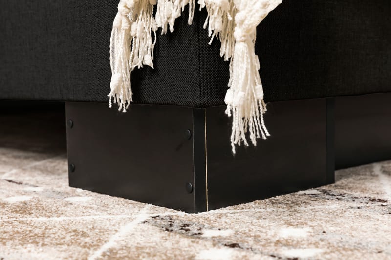Hilton Lyx Kontinentalsäng 140x210 cm - Svart - Möbler - Säng - Kontinentalsäng