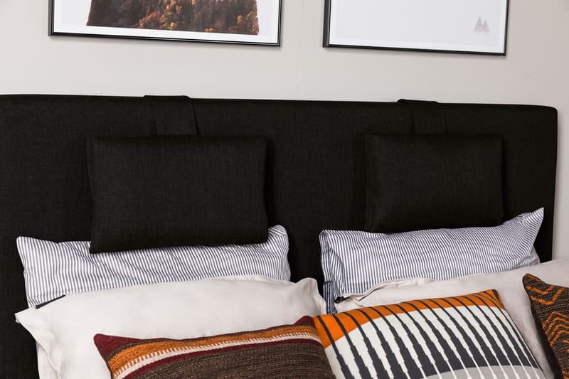 Hilton Lyx Kontinentalsäng 140x210 cm - Svart - Möbler - Säng - Kontinentalsäng
