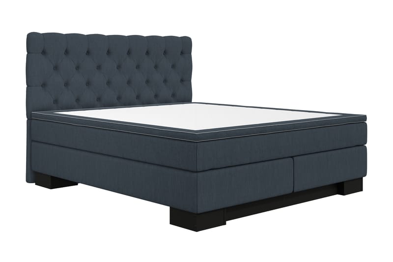 Hilton Lyx Kontinentalsäng 160x210 cm - Mörkblå - Möbler - Säng - Kontinentalsäng
