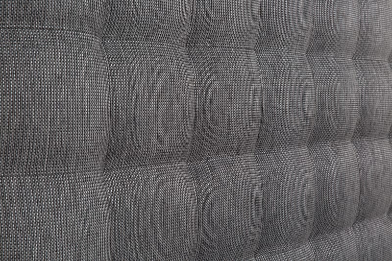 Hilton Lyx Kontinentalsäng 180x200 Konstläder/Tyg  Svart/ - Svart/Ljusgrå - Möbler - Säng - Kontinentalsäng