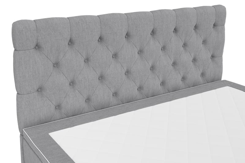 Hilton Lyx Kontinentalsäng 180x200 - Ljusgrå - Möbler - Säng - Kontinentalsäng