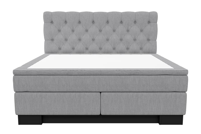 Hilton Lyx Kontinentalsäng 180x210 - Ljusgrå - Möbler - Säng - Kontinentalsäng