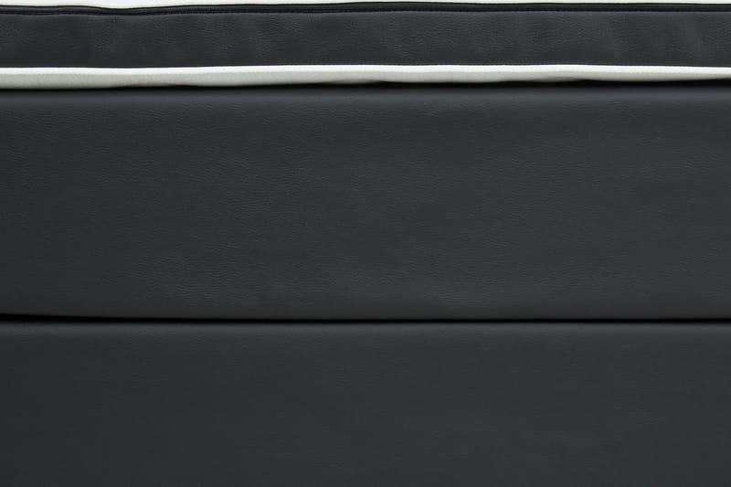 Hilton Lyx Sängpaket 120x200Konstläder  Svart/Ljusgrå - Svart/Ljusgrå - Möbler - Säng - Komplett sängpaket