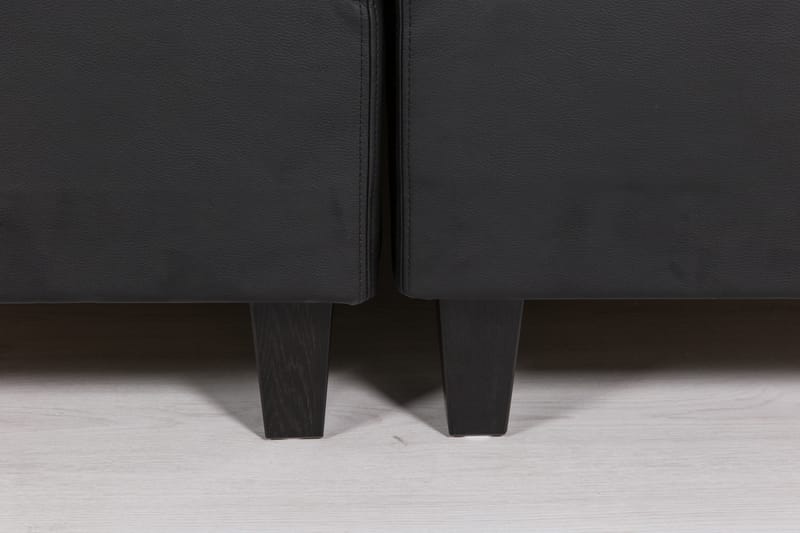 Hilton Lyx Sängpaket 160x200Konstläder  Svart - Svart - Möbler - Säng - Komplett sängpaket