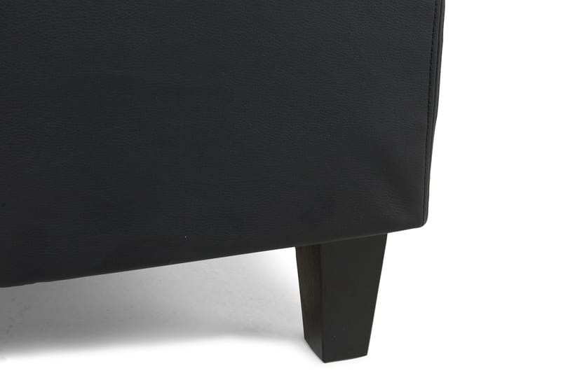 Hilton Lyx Sängpaket 160x200Konstläder  Svart - Svart - Möbler - Säng - Komplett sängpaket