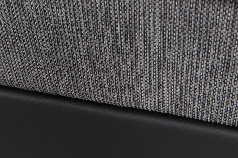 Hilton Lyx Sängpaket 180x200Konstläder/Tyg  Svart/Ljusgr - Svart/Ljusgrå - Möbler - Säng - Komplett sängpaket