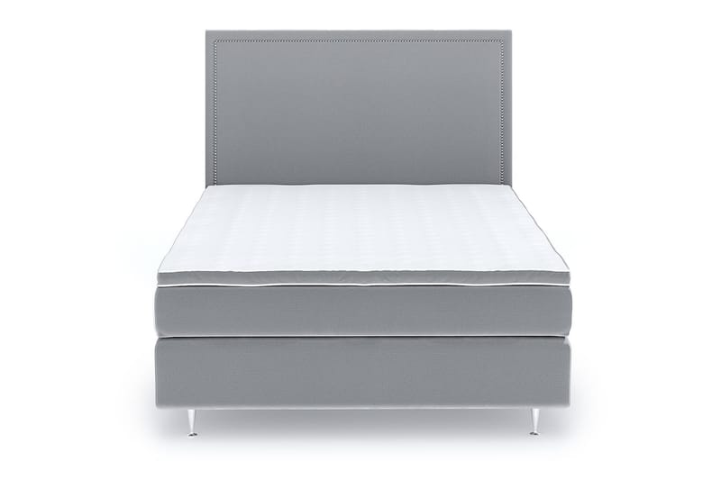 Hilton Lyx Velvet 120x200 - Ljusgrå - Möbler - Säng - Kontinentalsäng