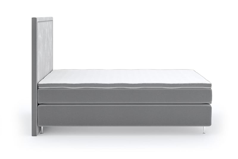 Hilton Lyx Velvet 120x200 - Ljusgrå - Möbler - Säng - Kontinentalsäng
