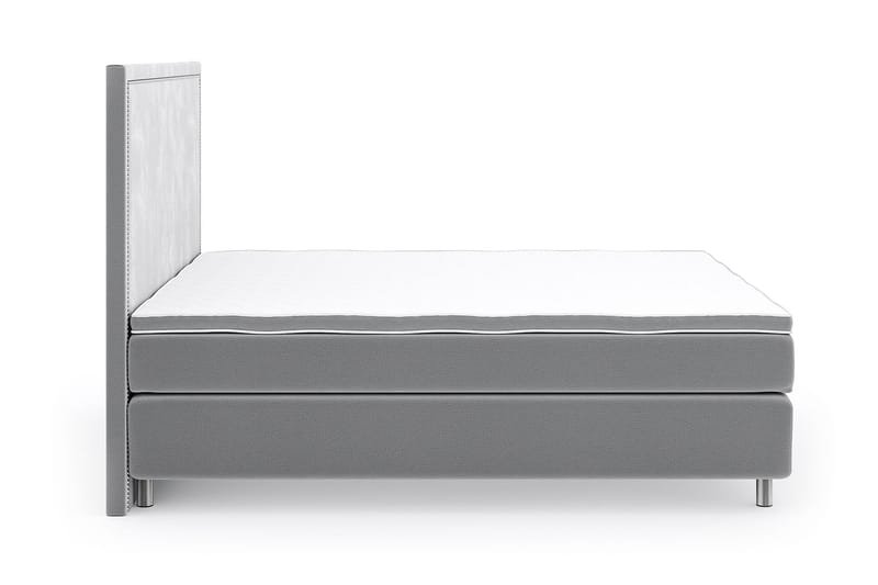 Hilton Lyx Velvet 210x210 - Ljusgrå - Möbler - Säng - Kontinentalsäng