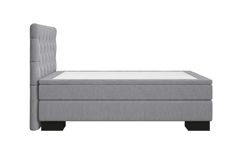 HVILA Lyx Kontinentalsäng 120x200 - Ljusgrå - Möbler - Säng - Kontinentalsäng