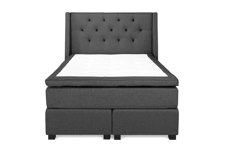 Imperia Komplett Komplett Sängpaket 140x200 cm - Mörkgrå - Möbler - Säng - Kontinentalsäng