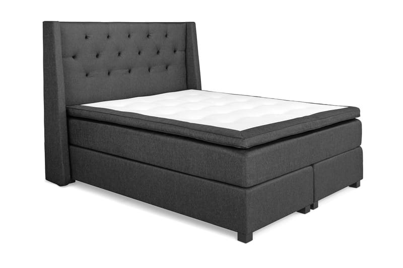 Imperia Komplett Komplett Sängpaket 160x200 cm - Mörkgrå - Komplett sängpaket - Kontinentalsäng - Dubbelsäng