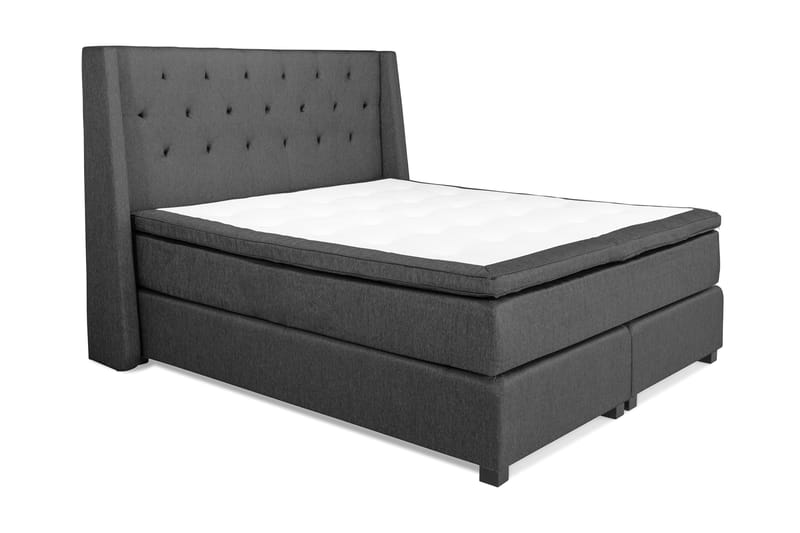 Imperia Komplett Komplett Sängpaket 180x200 cm - Mörkgrå - Komplett sängpaket - Kontinentalsäng - Dubbelsäng