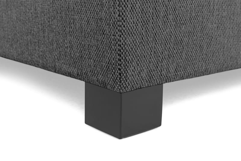 Imperia Komplett Sängpaket 210x210 cm Kontinentalsäng med gavel - Mörkgrå - Möbler - Säng - Kontinentalsäng