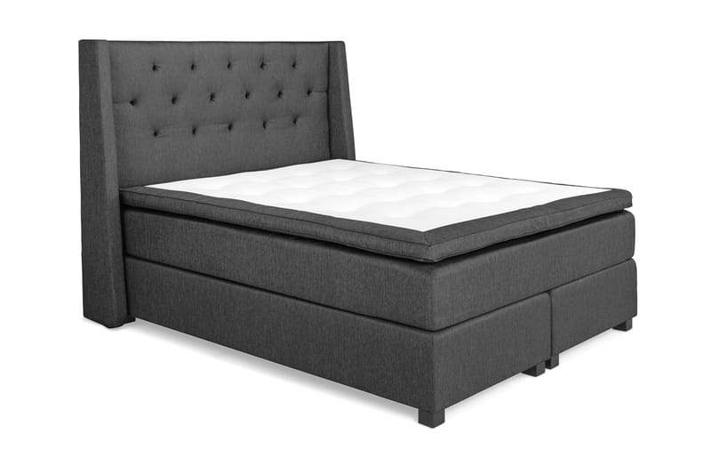 Imperia Kontinentalsäng 160x200 cm - Mörkgrå - Möbler - Säng - Kontinentalsäng