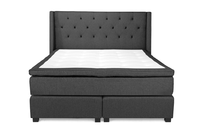 Imperia Kontinentalsäng 180x200, Mörkgrå