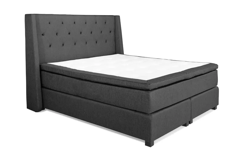 Imperia Kontinentalsäng 180x200 - Mörkgrå - Möbler - Säng - Kontinentalsäng