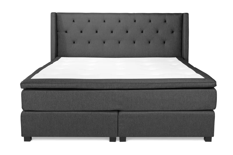 Imperia Kontinentalsäng 210x210 cm - Mörkgrå - Möbler - Säng - Kontinentalsäng