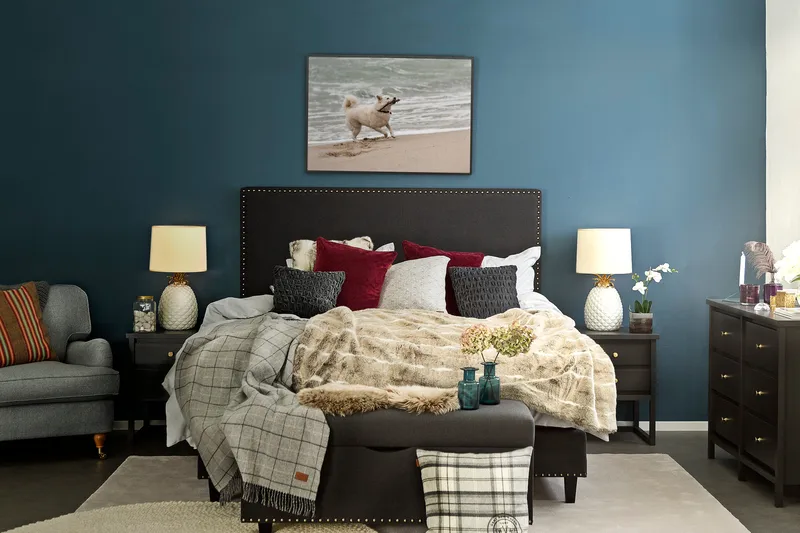 Jolie Komplett Sängpaket 160x200 - Svart - Möbler - Säng - Kontinentalsäng