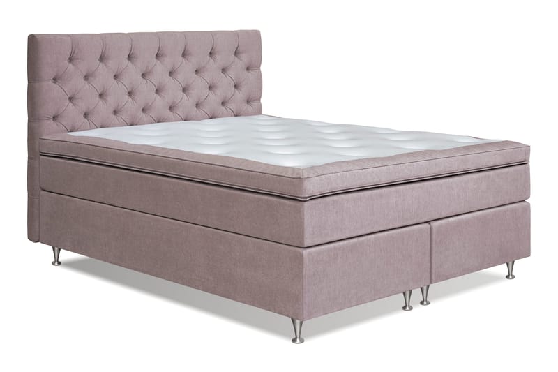 Joluma Kontinentalsäng Fast 160x200 cm - (+Fler val) 160x200 cm Vintagerose - Möbler - Säng - Kontinentalsäng