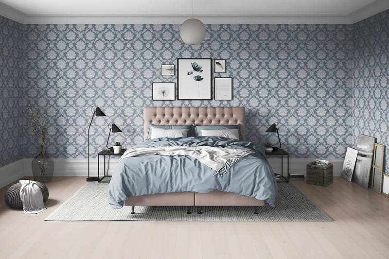 Joluma Kontinentalsäng Fast 160x200 cm - (+Fler val) 160x200 cm Vintagerose - Möbler - Säng - Kontinentalsäng