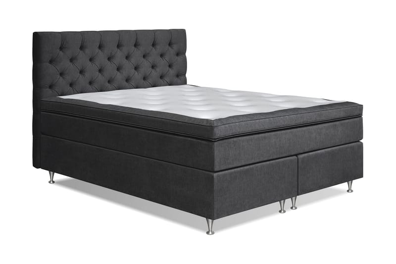 Joluma Kontinentalsäng Fast 180x200 cm - (+Fler val) 180x200 cm Svart - Möbler - Säng - Komplett sängpaket