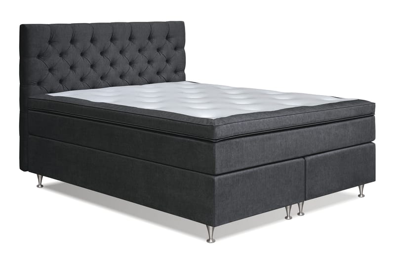 Joluma Kontinentalsäng Fast/Medium 180x200 cm - (+Fler val) 180x200 cm Svart - Möbler - Säng - Komplett sängpaket