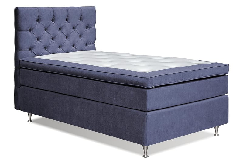 Joluma Kontinentalsäng Medium 105x200 cm - (+Fler val) 105x200 cm Mörkblå - Möbler - Säng - Komplett sängpaket