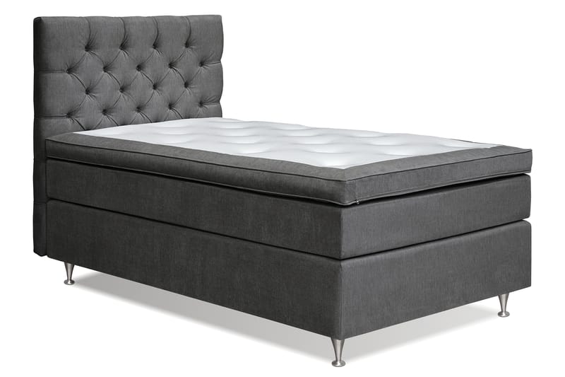 Joluma Kontinentalsäng Medium 140x200 cm - (+Fler val) 140x200 cm Mörkgrå - Möbler - Säng - Komplett sängpaket