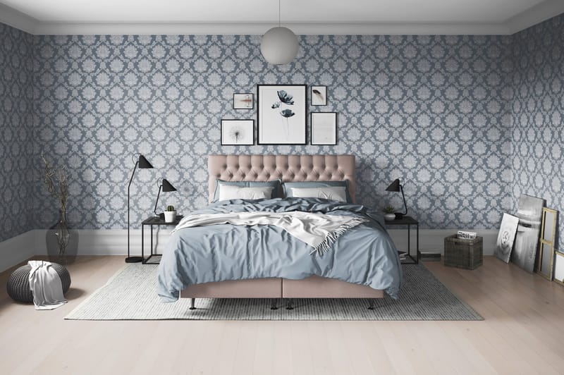 Joluma Kontinentalsäng Medium 140x200 cm - (+Fler val) 140x200 cm Vintagerose - Möbler - Säng - Komplett sängpaket