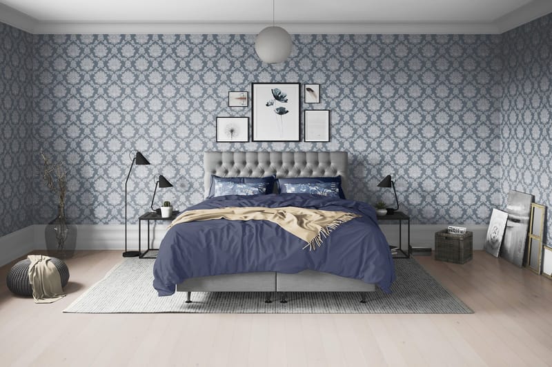 Joluma Kontinentalsäng Medium 180x200 cm - (+Fler val) 180x200 cm Grå - Möbler - Säng - Kontinentalsäng