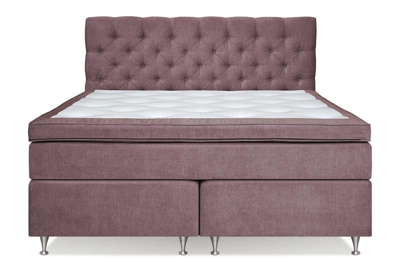 Joluma Kontinentalsäng Medium 180x200 cm - (+Fler val) 180x200 cm Mörkrosa - Möbler - Säng - Komplett sängpaket