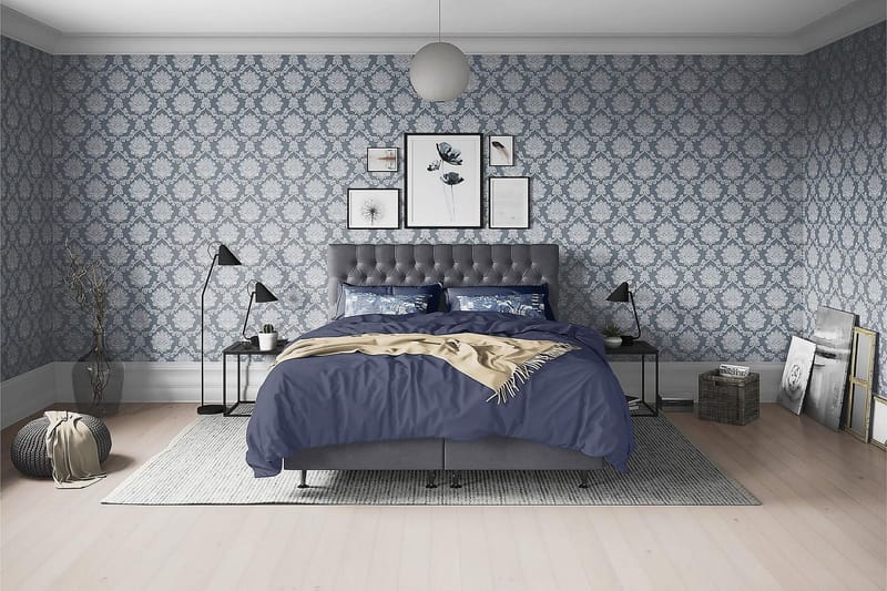 Joluma Sängpaket Fast 105x200 cm - (+Fler val) 105x200 cm Mörkgrå - Möbler - Säng - Kontinentalsäng